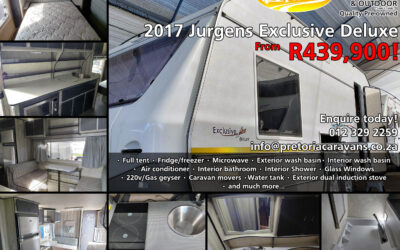 2017 Jurgens Exclusive Deluxe Pre-owned Caravan for sale